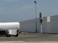 Oxnard Airport (OXR) - bp Aviation Fuel sign-southeast end of airport - by Doug Robertson