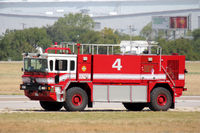 Fort Worth Nas Jrb/carswell Field Airport (NFW) - NAS Fort Worth fire truck #4 - by Zane Adams
