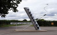 Thruxton Aerodrome - See; http://en.wikipedia.org/wiki/RAF_Thruxton - by Clive Glaister
