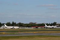 Tegel International Airport (closing in 2011), Berlin Germany (EDDT) - Heavy equipment at governmental airport area today: 16+01 Konrad Adenauer and 16+02 Theodor Heuss in waiting of a new task.... - by Holger Zengler