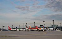 Frankfurt International Airport, Frankfurt am Main Germany (EDDF) - Apron in front of terminal 2. - by Holger Zengler