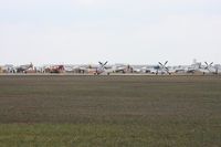 Willow Run Airport (YIP) - Mustangs getting ready to go out - by Florida Metal