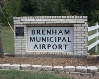 Brenham Municipal Airport (11R) - BRENHAM MUNI AIRPORT ENTRANCE SIGN - by dennisheal