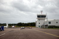 Skövde Airport - Overview of platform and tower. - by Henk van Capelle
