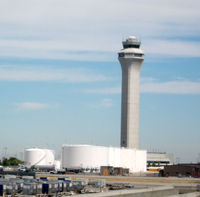 Salt Lake City International Airport (SLC) - POL storage - by Ronald Barker