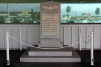 Bastia Poretta Airport - Memorial for the last take-off of the writer and war pilot Antoine de Saint-Exupery - by BTT
