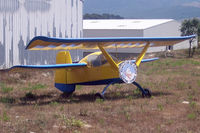 Calvi Sainte-Catherine Airport, Calvi France (LFKC) - Entrance to the airfield, the aircraft has since been destroyed by fire - by BTT