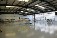 EIKH Airport - inside the hangar at Kilrush Airfield, Ireland - by Chris Hall