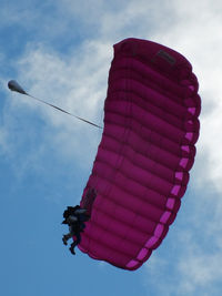 Clonbullogue Aerodrome - parachuting at Clonbullogue Aerodrome, Ireland - by Chris Hall