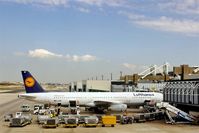 Portela Airport (Lisbon Airport), Portela, Loures (serves Lisbon) Portugal (LPPT) - Preparations for return flight to FRA are running at gate 123...... - by Holger Zengler