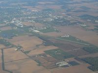 Williams County Airport (0G6) - Looking NW from 4500' - by Bob Simmermon