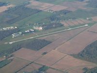 Defiance Memorial Airport (DFI) - Looking SW at 4500' - by Bob Simmermon