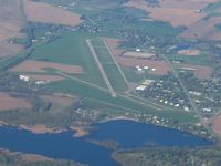 Branch County Memorial Airport (OEB) - Looking SW at 4500' - by Bob Simmermon