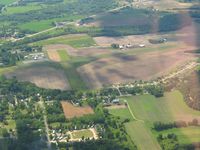 Richland Airport (93C) - Looking west from 3000' - by Bob Simmermon