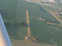 NONE Airport - Uncharted airstrip just north of Greenville, Ohio on Co. Hwy. 32.  Looking south. - by Bob Simmermon