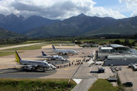 Calvi Sainte-Catherine Airport - Calvi Airport control tower view - by BTT