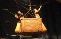 Wright-patterson Afb Airport (FFO) - WWI Balloon basket - by Ronald Barker