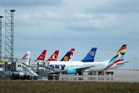 Leipzig/Halle Airport, Leipzig/Halle Germany (EDDP) - Friday afternoon rush hour..... - by Holger Zengler