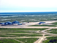 Churchill Airport, Churchill, Manitoba Canada (CYYQ) - shot of the apron and hangars
 - by Tim Kalushka