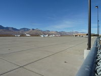 Inyokern Airport (IYK) - The ramp at Inyokern Aiport. - by Bo Shaw