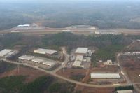 Cherokee County Airport (CNI) - Approaching from the SE at pattern altitude. - by Bob Simmermon