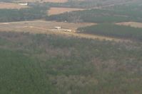 NONE Airport - Looking west at LJ Fussell airfield (uncharted) near Broxton, GA.  Note the high tension lines across the south end of the runway. - by Bob Simmermon