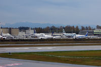 Snohomish County (paine Fld) Airport (PAE) - A number of B 747s and B 787s awaiting completion and subsequent delivery - by Micha Lueck