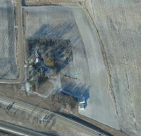 NONE Airport - Another private airstrip in southeast ofEvansville, MN. Notice how this airstrip boarders Interstate 94. This airstrip is not even a mile away from the airstrip along County Road 82. - by Kreg Anderson