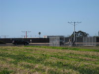 Oxnard Airport (OXR) - Recent installation of Rwy 25 alignment approach lights-off and on-airport - by Doug Robertson