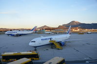 Salzburg Airport, Salzburg Austria (LOWS) - Two Tranaero widebodies!!! - by AustrianA330
