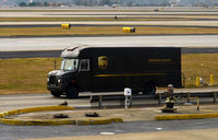 Hartsfield - Jackson Atlanta International Airport (ATL) - UPS truck - by Ronald Barker