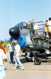 Stewart International Airport (SWF) - Ling-Temco-Vought A-7D Corsair II at the 1989 Stewart International Airport Air Show, Newburgh, NY - by scotch-canadian