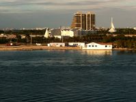 Miami Seaplane Base (X44) - Taken from the deck of a cruise ship. - by Timothy Aanerud