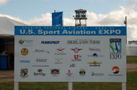 Sebring Regional Airport (SEF) - Sign at the US Sport Aviation Expo, Sebring Regional Airport, Sebring, FL  - by scotch-canadian