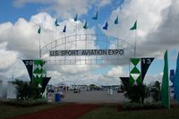Stewart International Airport (SWF) - Entrance to the US Sport Aviation Expo, Sebring Regional Airport, Sebring, FL - by scotch-canadian