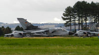 RAF Leuchars Airport, Leuchars, Scotland United Kingdom (EGQL) - JBG-32 Tornado ECR's 46+56,46+36 & 46+35 lining up for a joint warrior mission - by Mike stanners