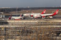 Tegel International Airport (closing in 2011), Berlin Germany (EDDT) - Sign of disintegration at Terminal A or consequence of Air Berlin´s austerity? - by Holger Zengler