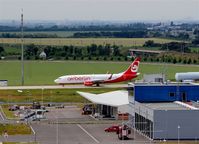 Leipzig/Halle Airport, Leipzig/Halle Germany (EDDP) - Westward view to fire station west and inbound traffic on taxiway W1.... - by Holger Zengler