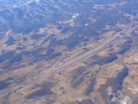 Mountain Empire Airport (MKJ) - Looking SW from 10,000 ft. - by Bob Simmermon