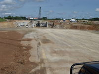 Captain Scarlet Martinez Airport - Uner Construction, the runway still not paved as of Mar 10, 2012 - by Tim Hershberger