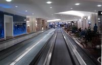 Orlando International Airport (MCO) - Orlando Terminal A moving walkways - by Florida Metal