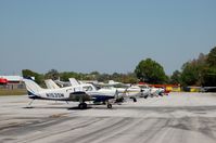 Cape Gloucester Airport - Flight Line at Crystal River Airport, Crystal River, FL  - by scotch-canadian