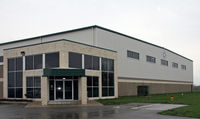 Grimes Field Airport (I74) - This building houses the small but very impressive Champaign Aviation Museum, one of the hangars at the airport. - by Daniel L. Berek