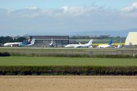 MoD Saint Athan Airport, St Athan, Wales United Kingdom (EGDX) - An overall view of the stored aircraft. - by Carl Byrne (Mervbhx)