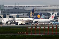 Frankfurt International Airport, Frankfurt am Main Germany (EDDF) - Three continental summit at Terminal 1.... - by Holger Zengler