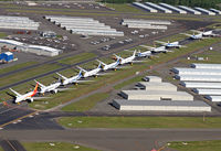 Snohomish County (paine Fld) Airport (PAE) - Runway 11-29 is closed and used for B.787 storage - by Duncan Kirk