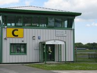 Haverfordwest Aerodrome Airport, Haverfordwest, Wales United Kingdom (EGFE) - Control Tower and Reception at Haverfordwest Airport. - by Roger Winser