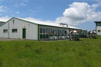Haverfordwest Aerodrome Airport, Haverfordwest, Wales United Kingdom (EGFE) - The Propeller Cafe and Flight Offices at Haverfordwest Airport.. - by Roger Winser