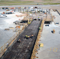 Dallas/fort Worth International Airport (DFW) - Construction project to make new gates at DFW - by Ronald Barker