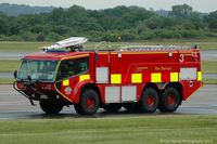 Manchester Airport, Manchester, England United Kingdom (EGCC) - One of the Manchester Airport fire tenders. - by Carl Byrne (Mervbhx)